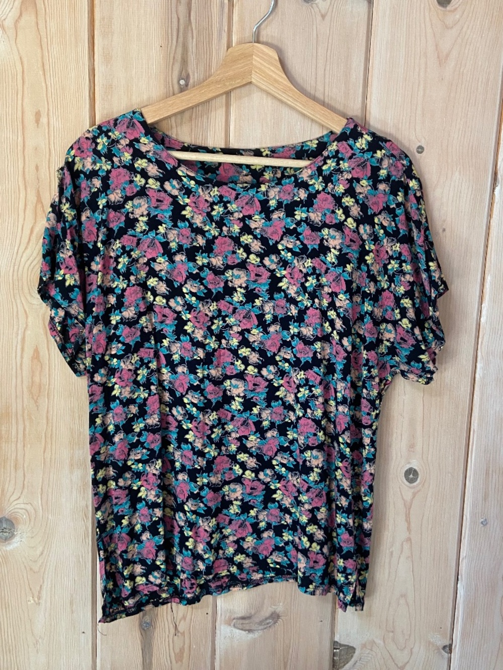Vintage Floral print boxy top